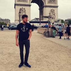 An image of myself in Paris